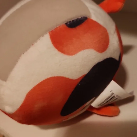 Squishmellow Cute Small Orange and White Koi Fish Plush Toy - Picture 5 of 7